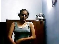 Hairy indian amateur girl stripping naked in bedroom