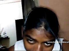 South indian college girl giving boyfriend hot blowjob - indianhiddencams.com