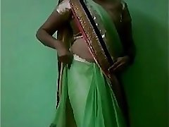 Indian bhabhi in sari stripping naked - indianhiddencams.com